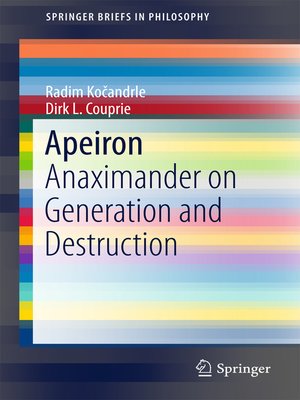 cover image of Apeiron